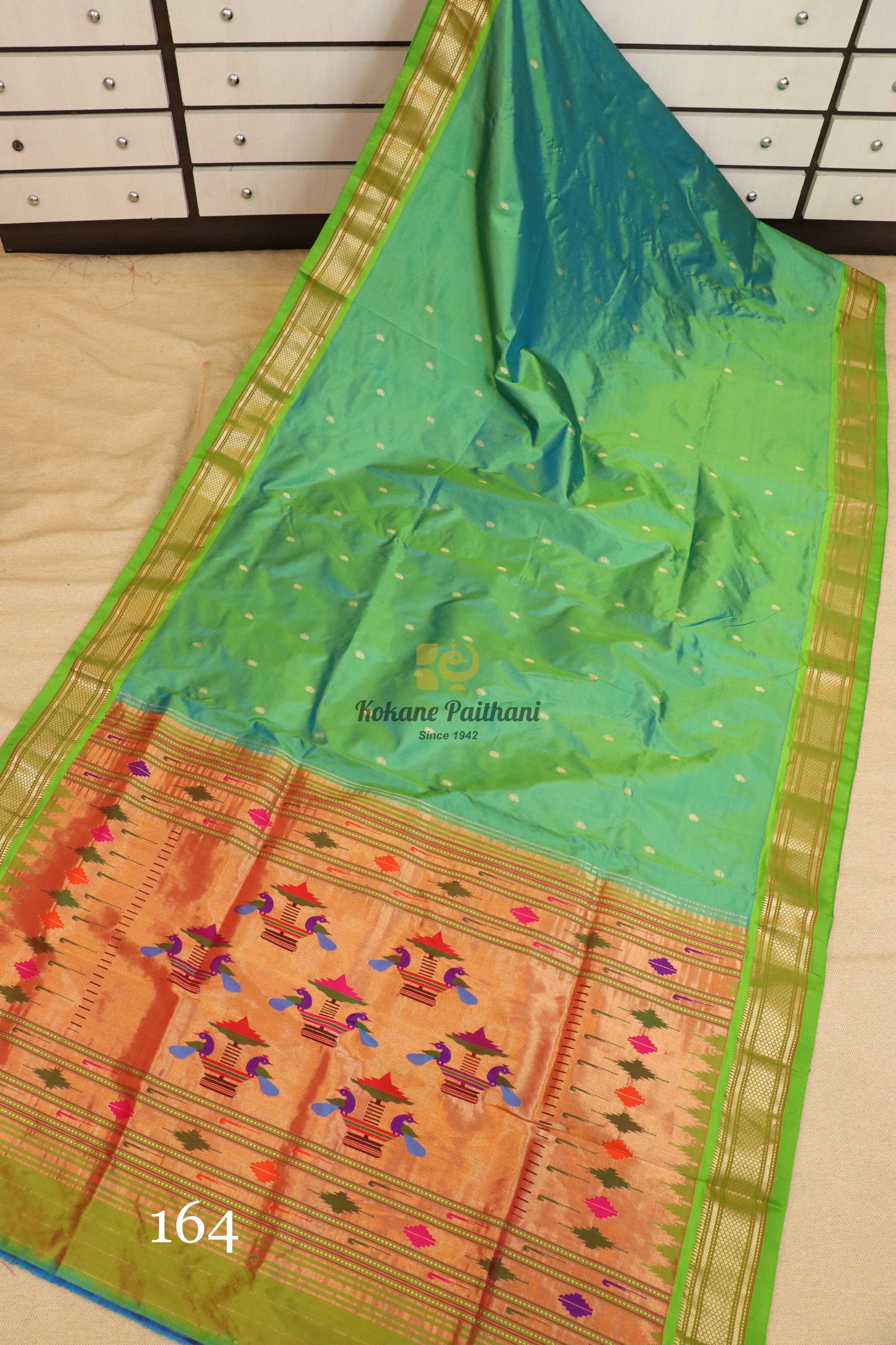 Traditional Pallu Silk Paithani Saree