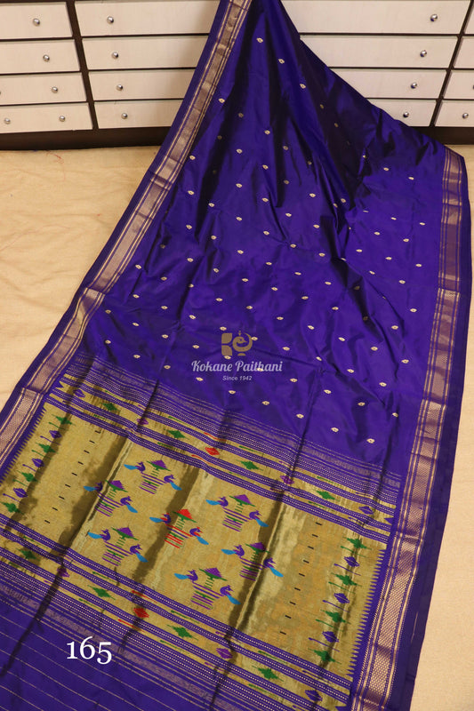 Traditional Pallu Silk Paithani Saree