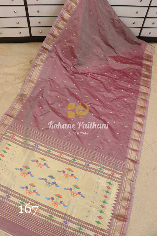 Traditional Pallu Silk Paithani Saree