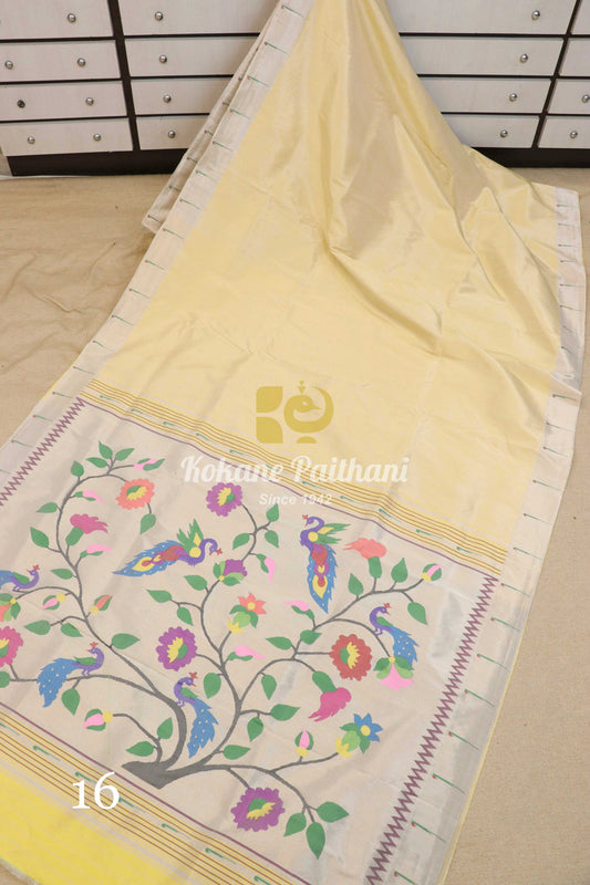 Premium Muniya Brocade Paithani Saree