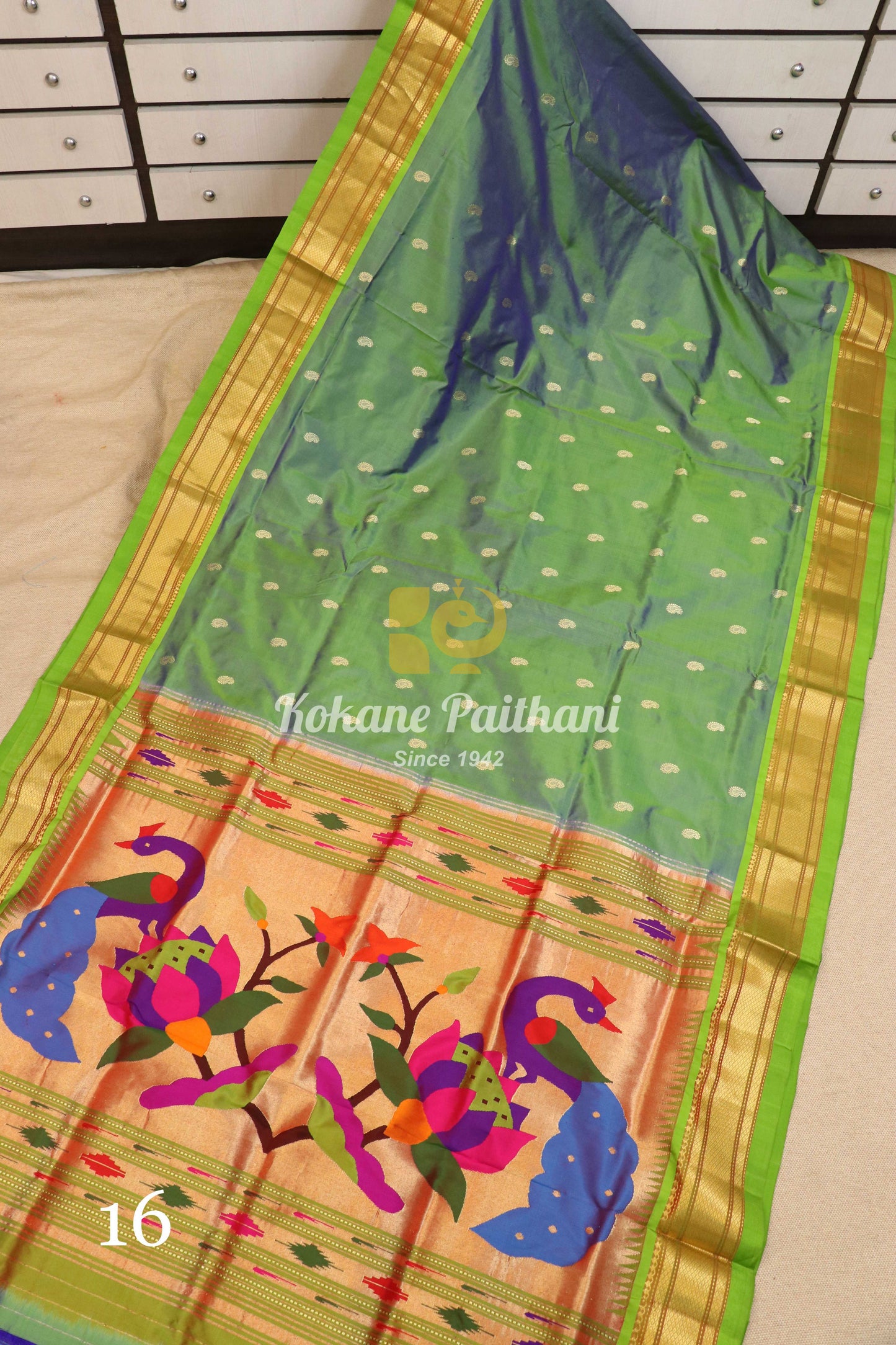 Fancy Pallu Silk Paithani Saree