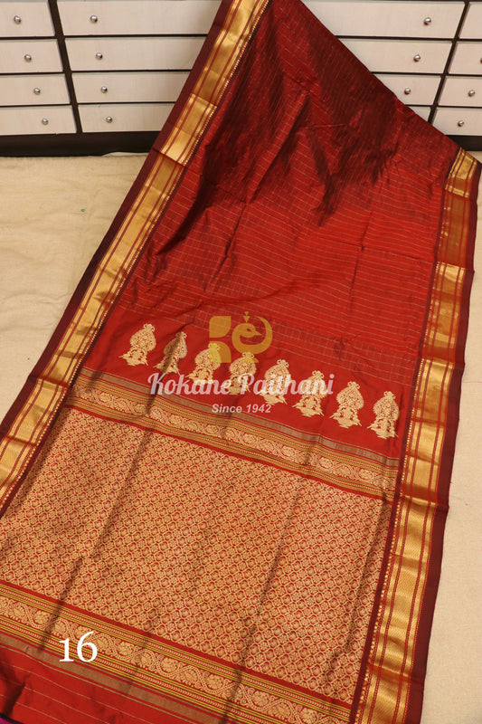 Fancy Pallu Silk Paithani Saree