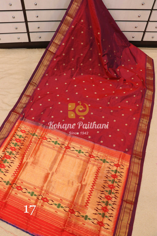 Fancy Pallu Silk Paithani Saree