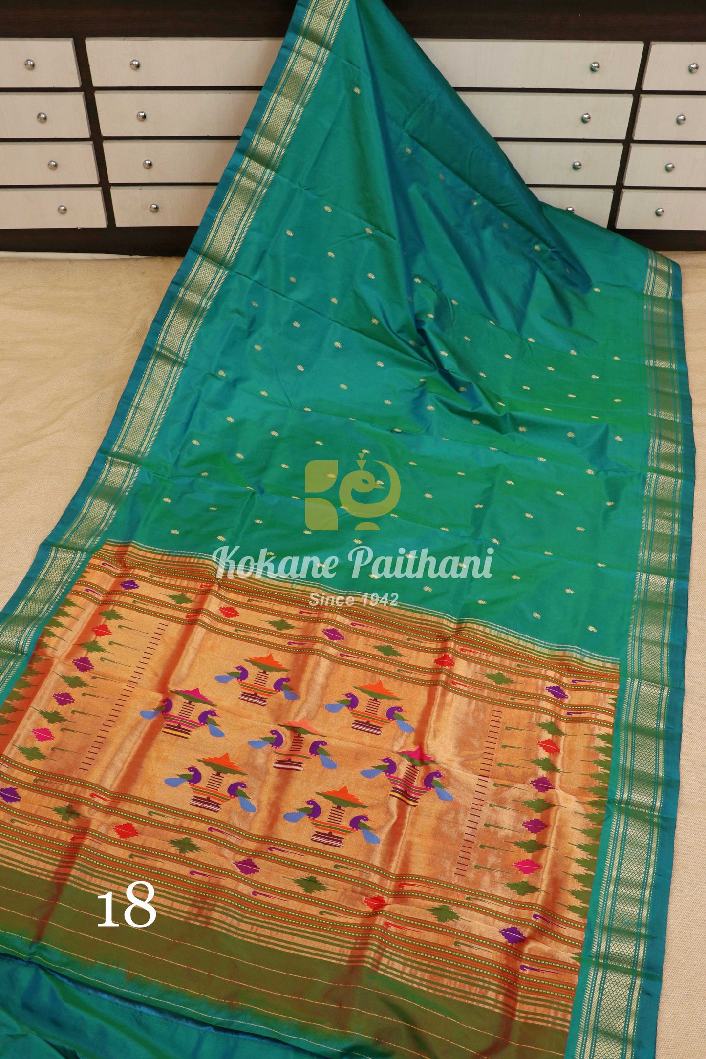 Traditional Pallu Silk Paithani Saree