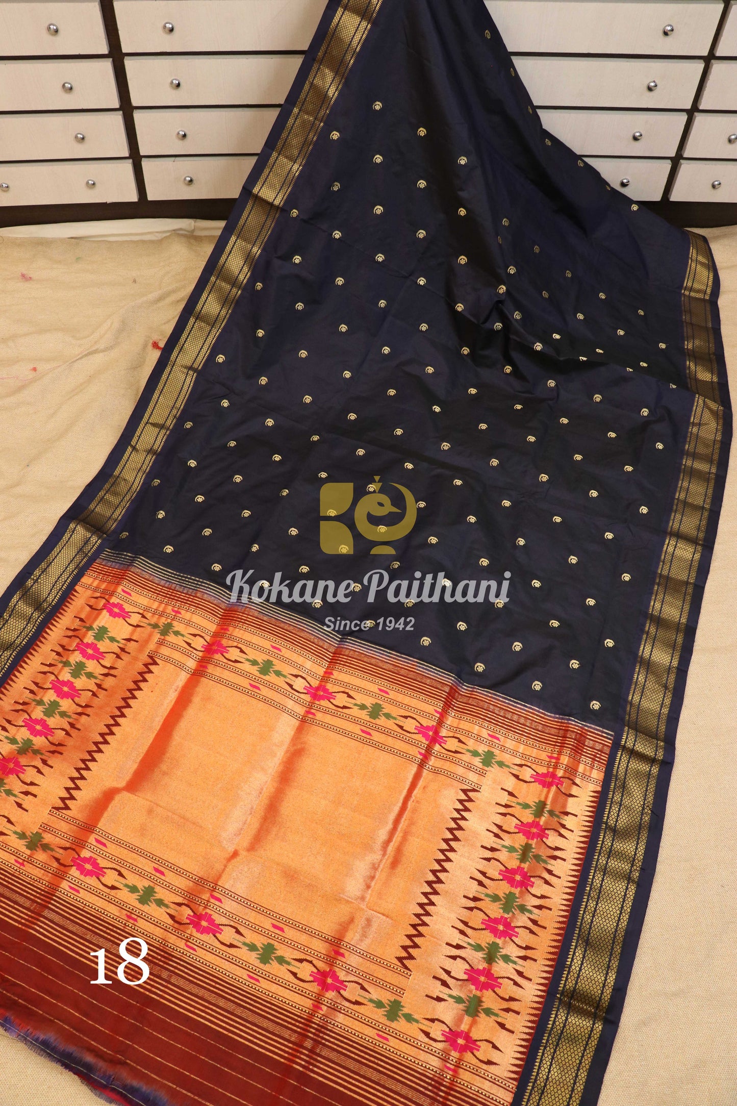 Fancy Pallu Silk Paithani Saree