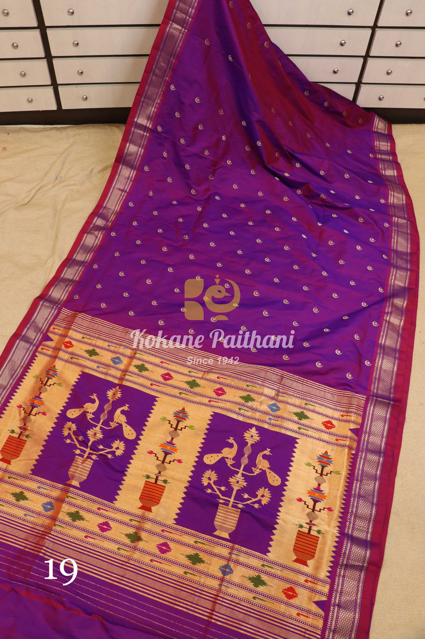 Fancy Pallu Silk Paithani Saree