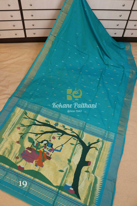 Premium Cotton Paithani Saree