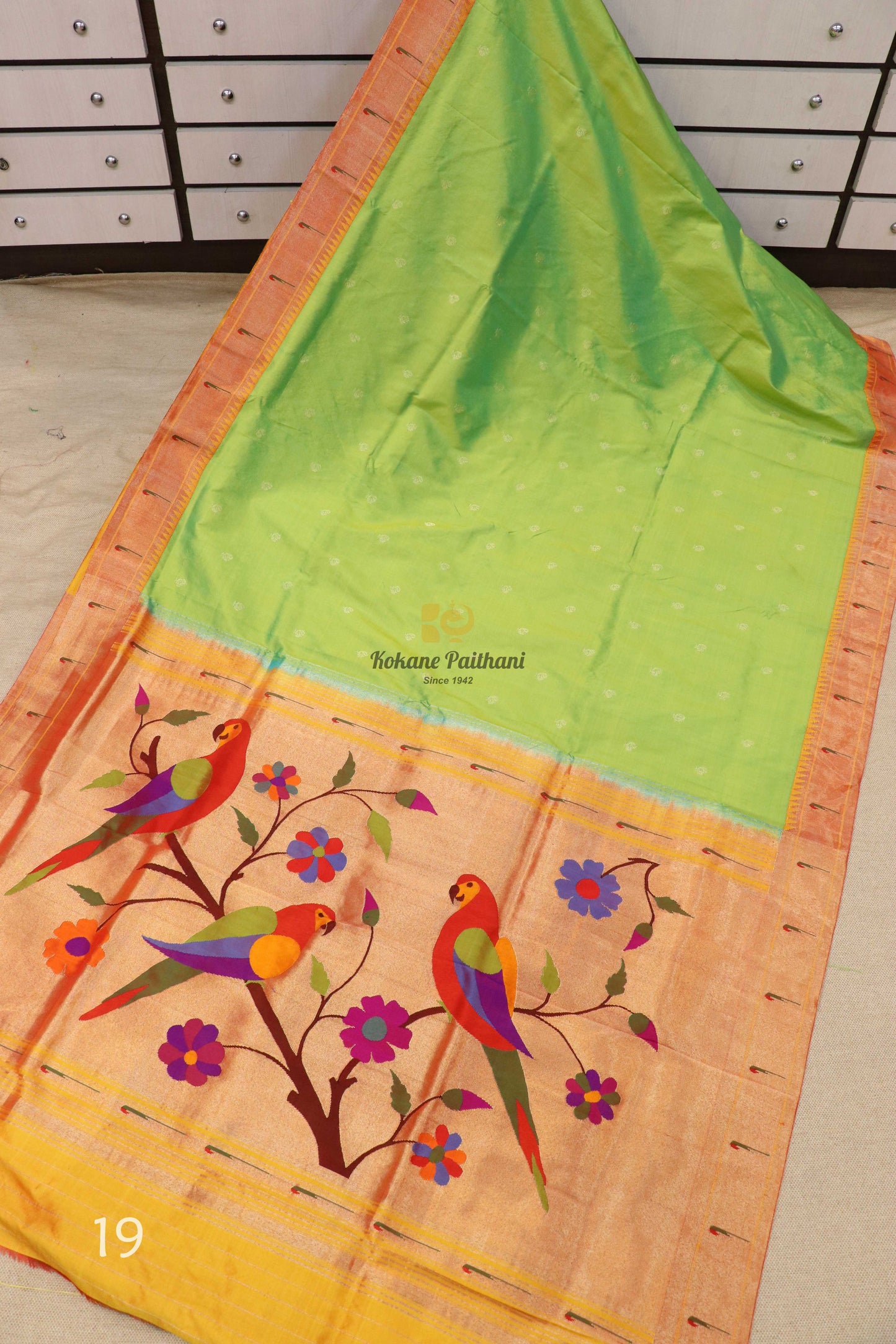 Muniya Brocade Paithani Saree