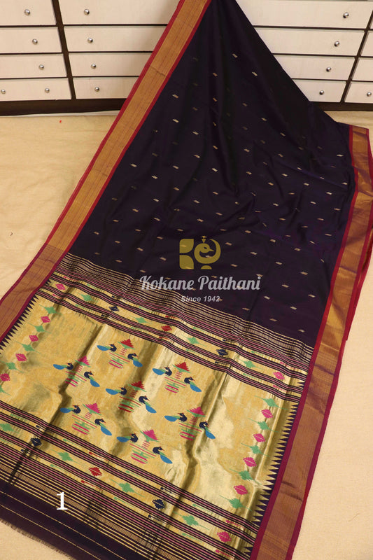 Premium Cotton Paithani Saree