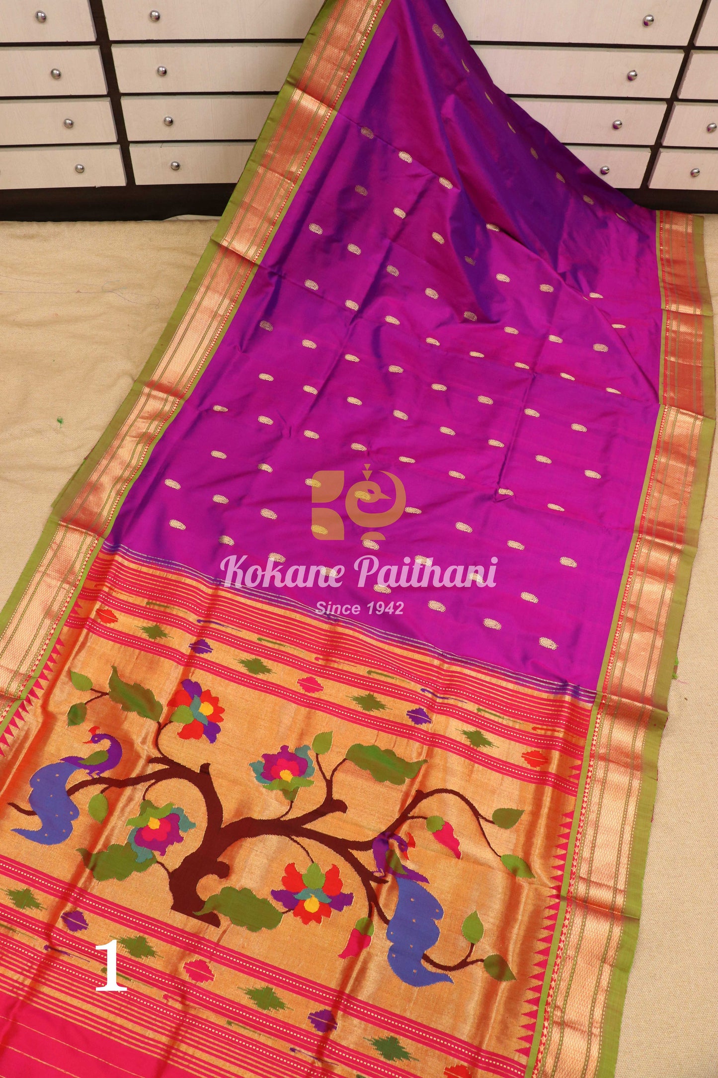 Fancy Pallu Silk Paithani Saree