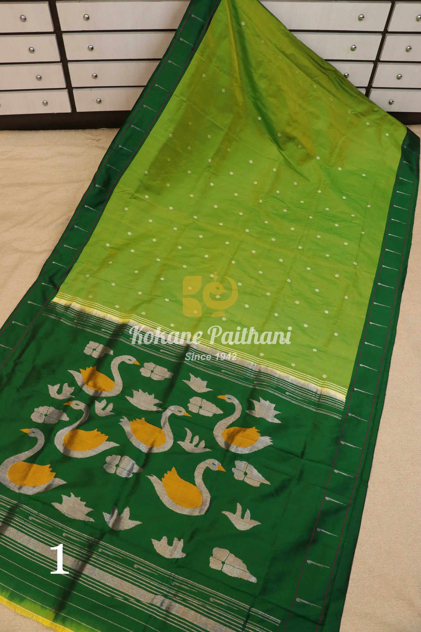 Muniya Brocade Paithani Saree