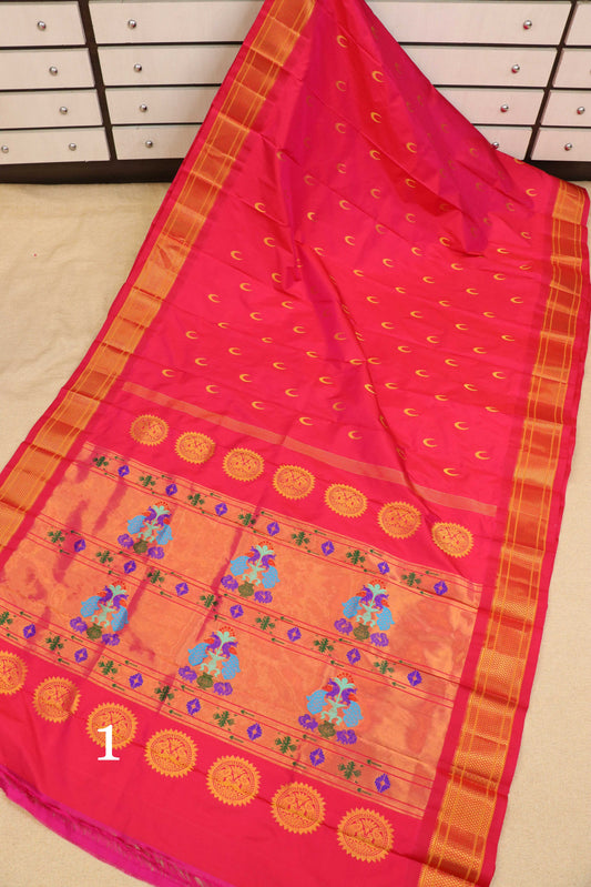 Chandrakala Maharani Paithani Saree