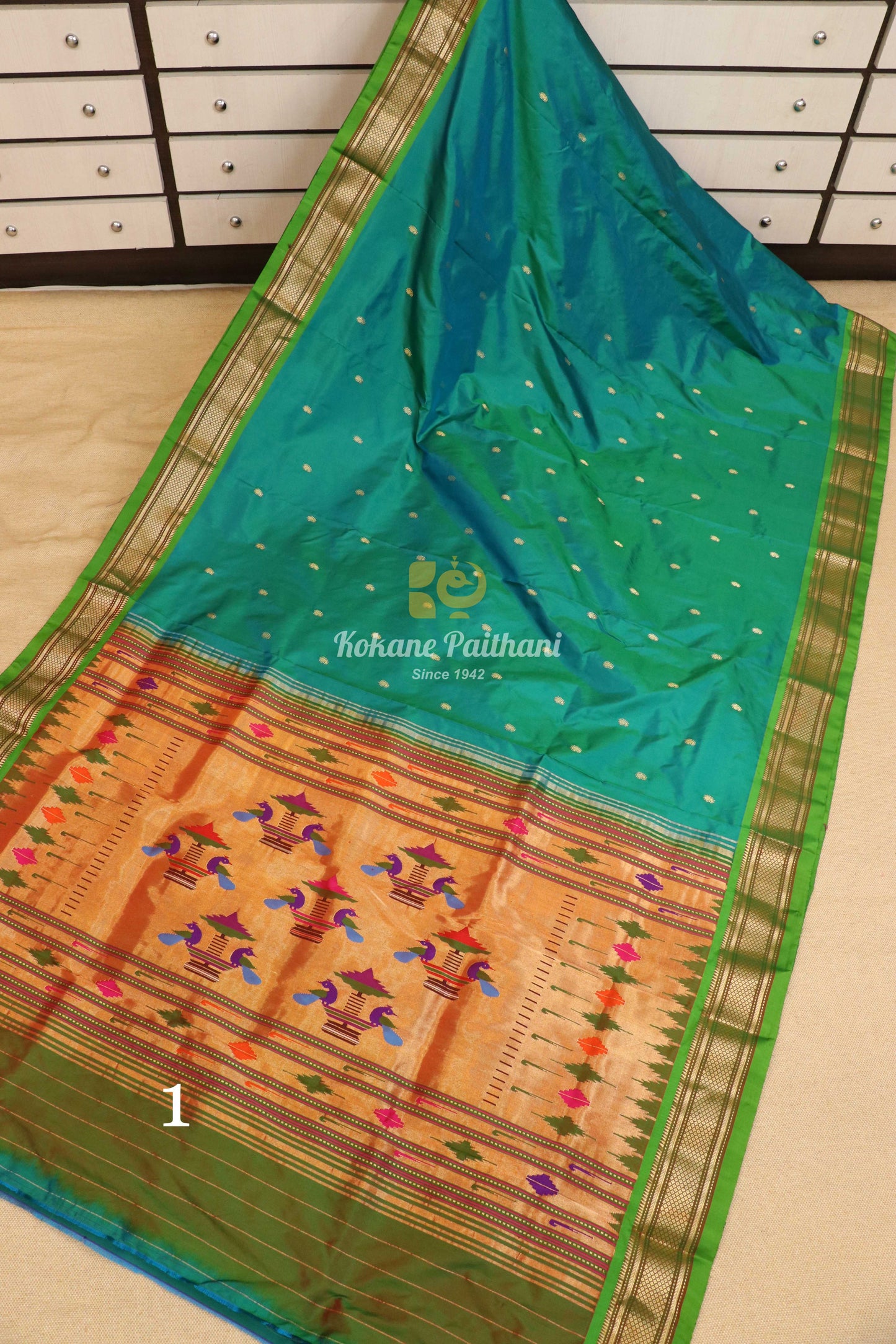 Traditional Pallu Silk Paithani Saree