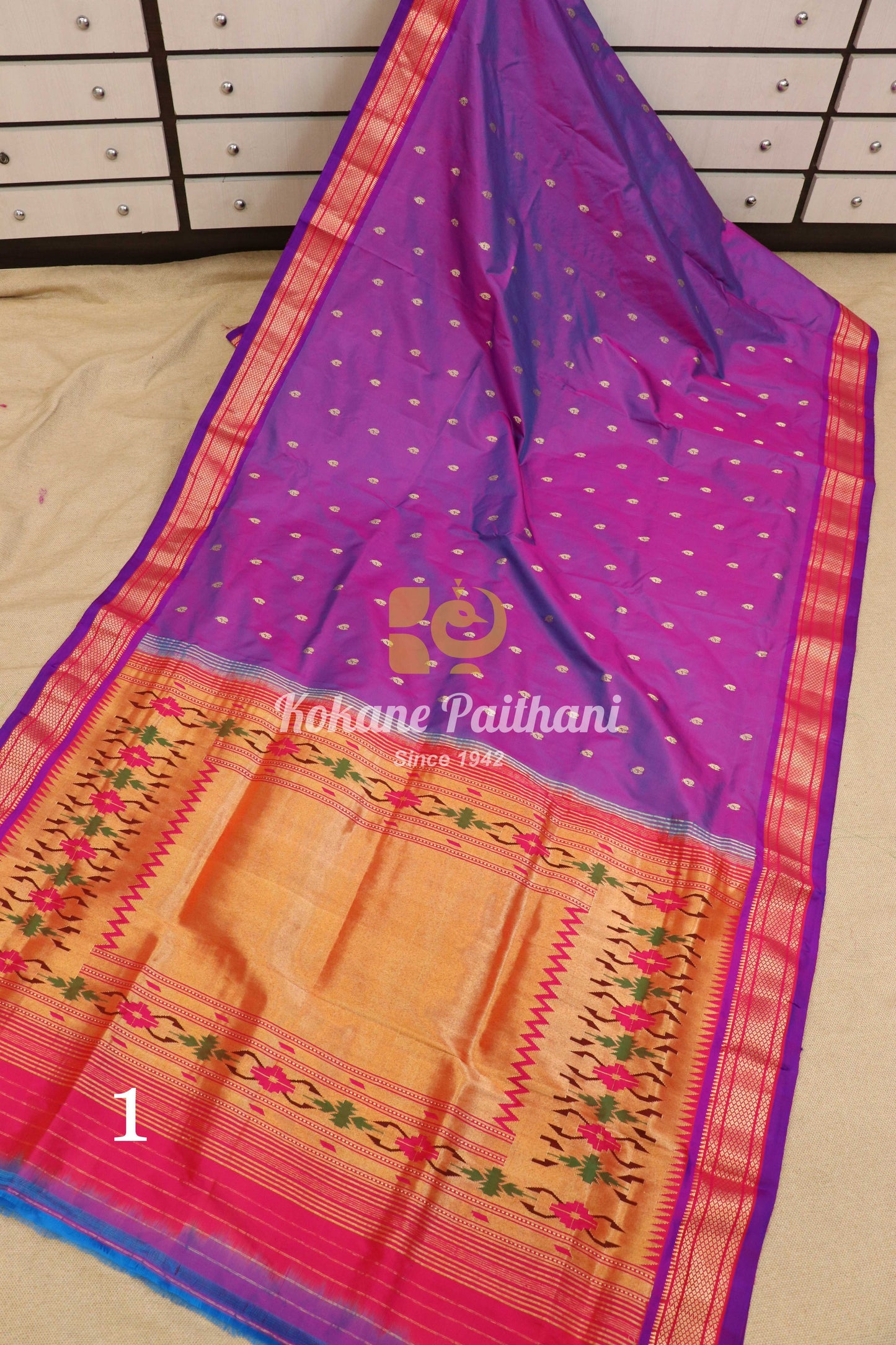 Fancy Pallu Silk Paithani Saree