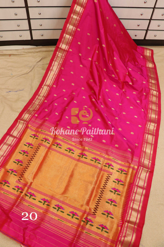 Fancy Pallu Silk Paithani Saree