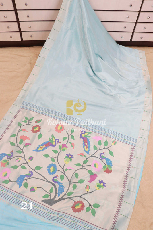 Premium Muniya Brocade Paithani Saree