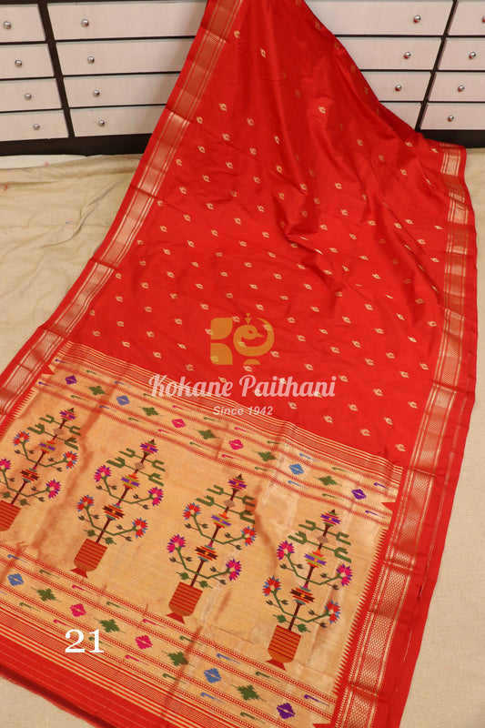 Fancy Pallu Silk Paithani Saree