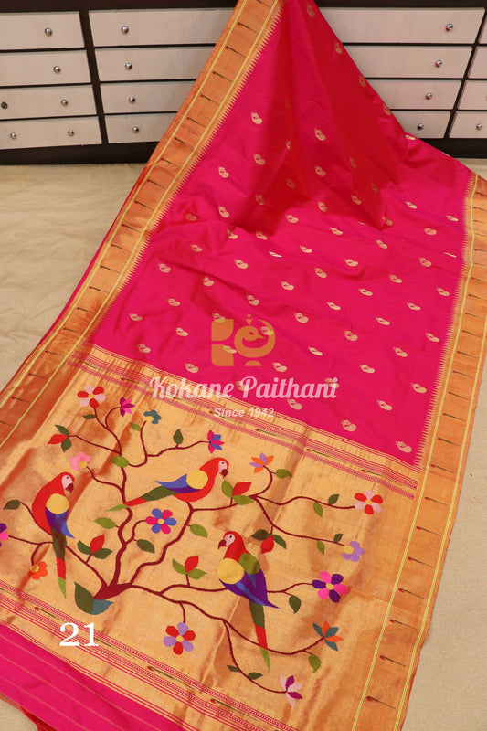 Muniya Brocade Paithani Saree