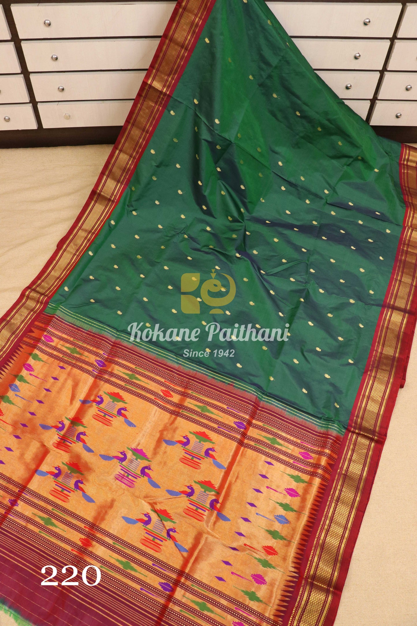 Traditional Pallu Silk Paithani Saree