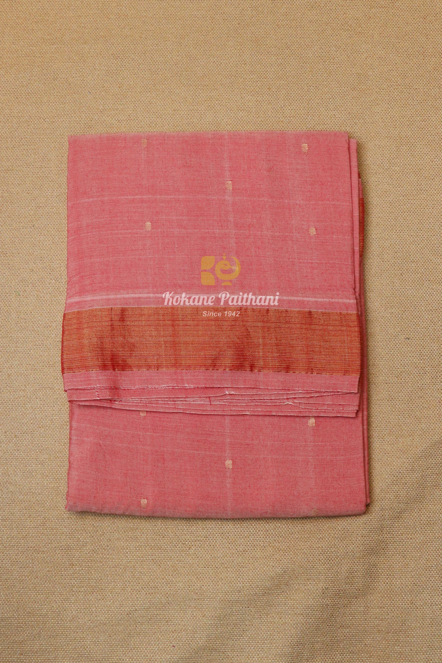 Traditional Pallu Cotton Paithani Saree