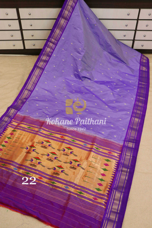 Traditional Pallu Silk Paithani Saree