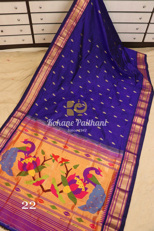 Fancy Pallu Silk Paithani Saree