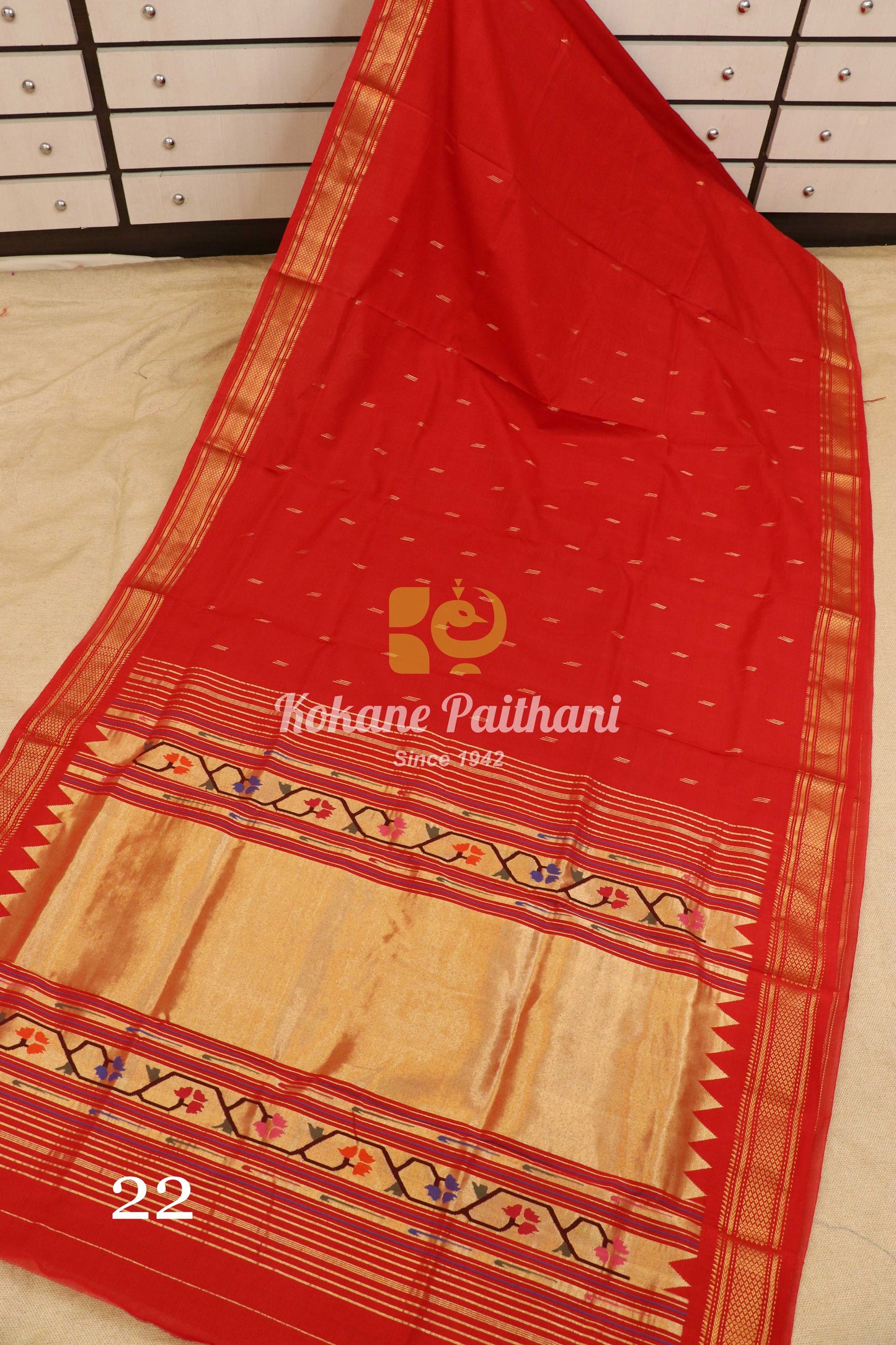 Premium Cotton Paithani Saree