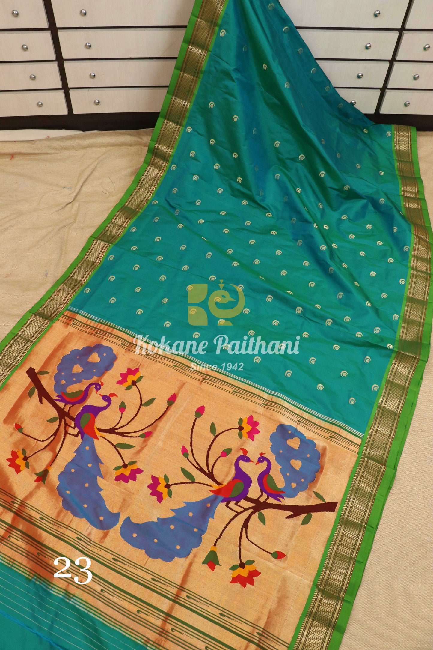 Fancy Pallu Silk Paithani Saree