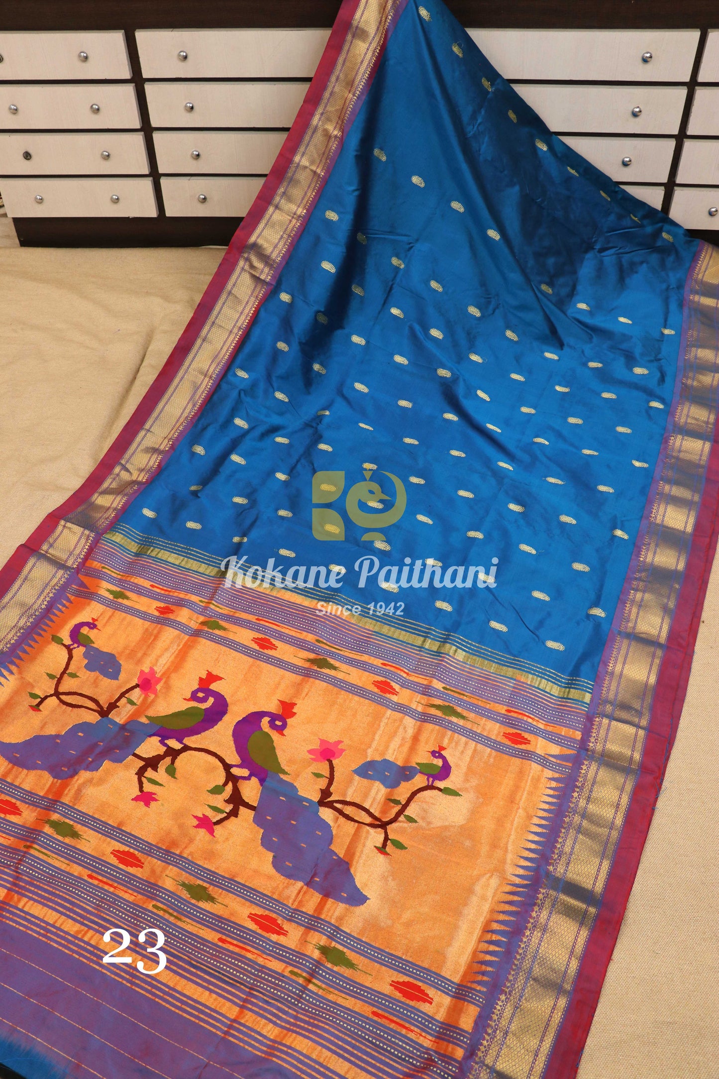 Fancy Pallu Silk Paithani Saree