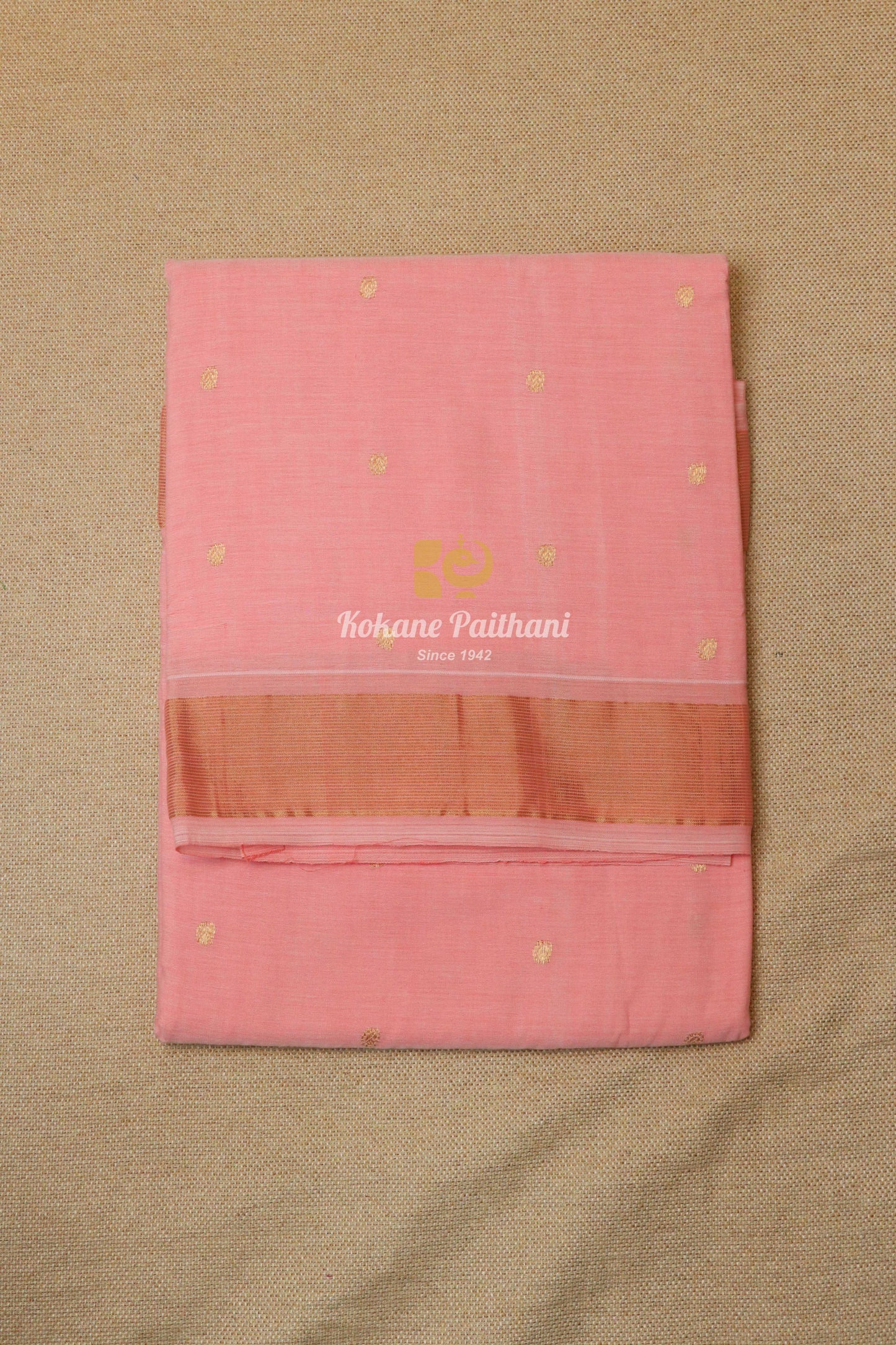 Traditional Pallu Cotton Paithani Saree