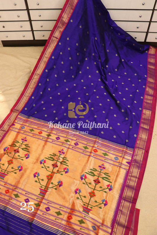 Fancy Pallu Silk Paithani Saree