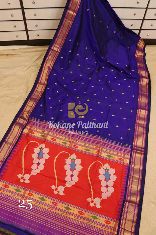 Fancy Pallu Silk Paithani Saree