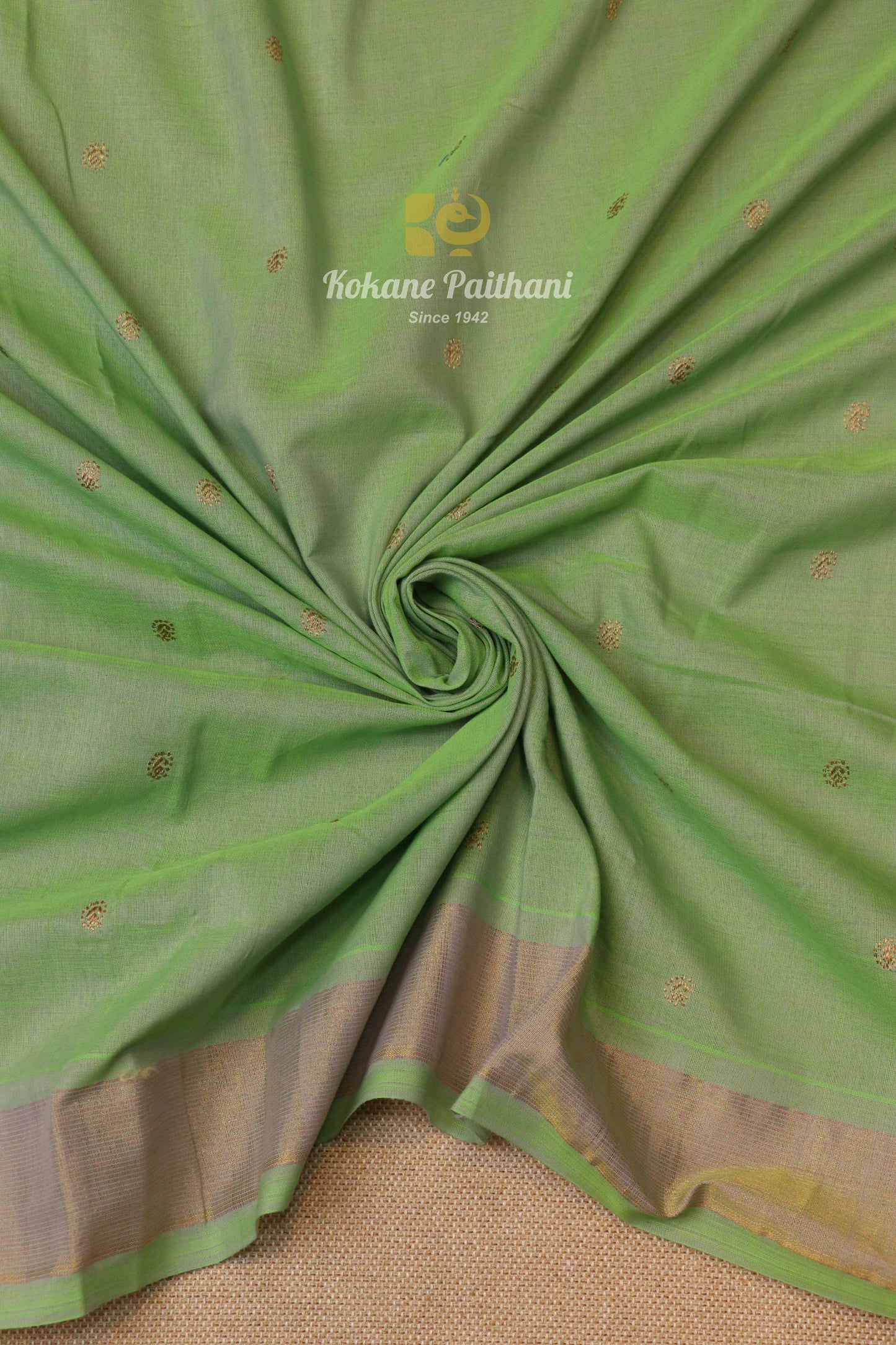 Traditional Pallu Cotton Paithani Saree