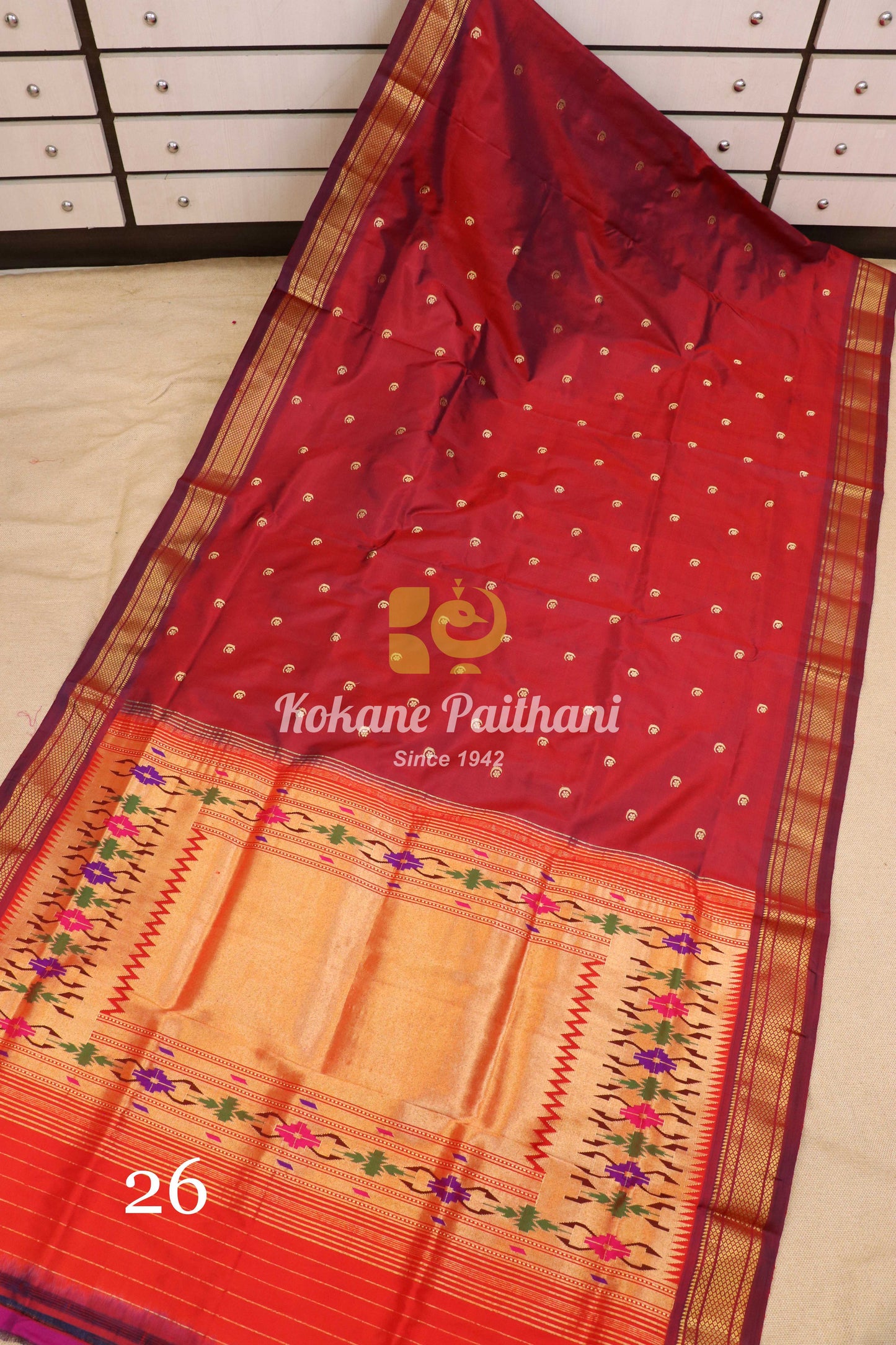 Fancy Pallu Silk Paithani Saree