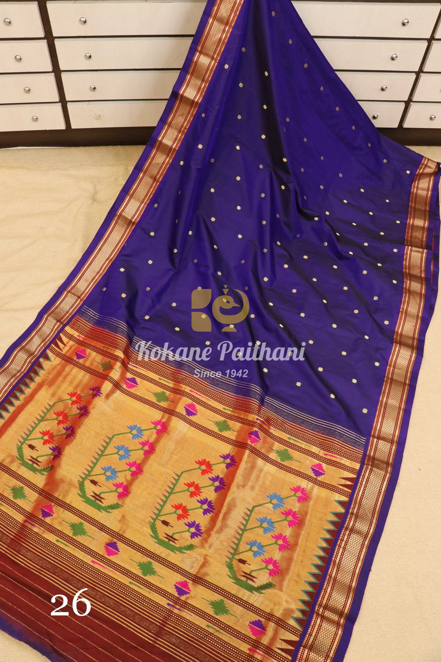 Fancy Pallu Silk Paithani Saree