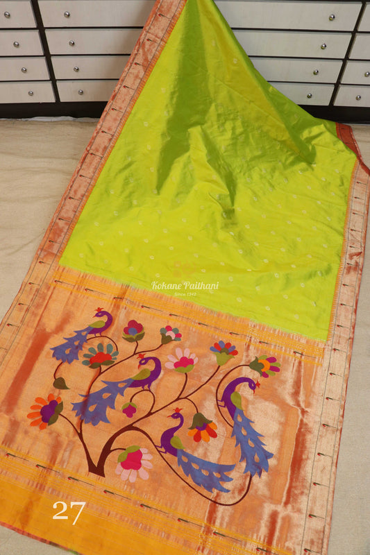 Muniya Brocade Paithani Saree