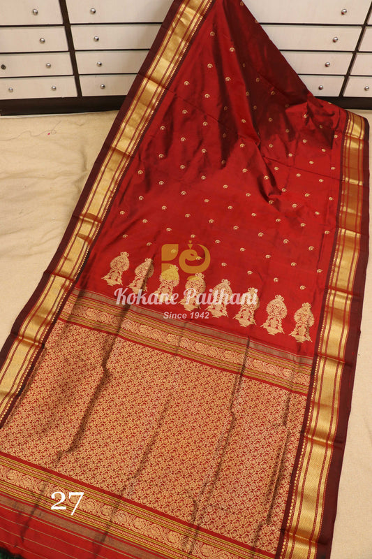 Fancy Pallu Silk Paithani Saree