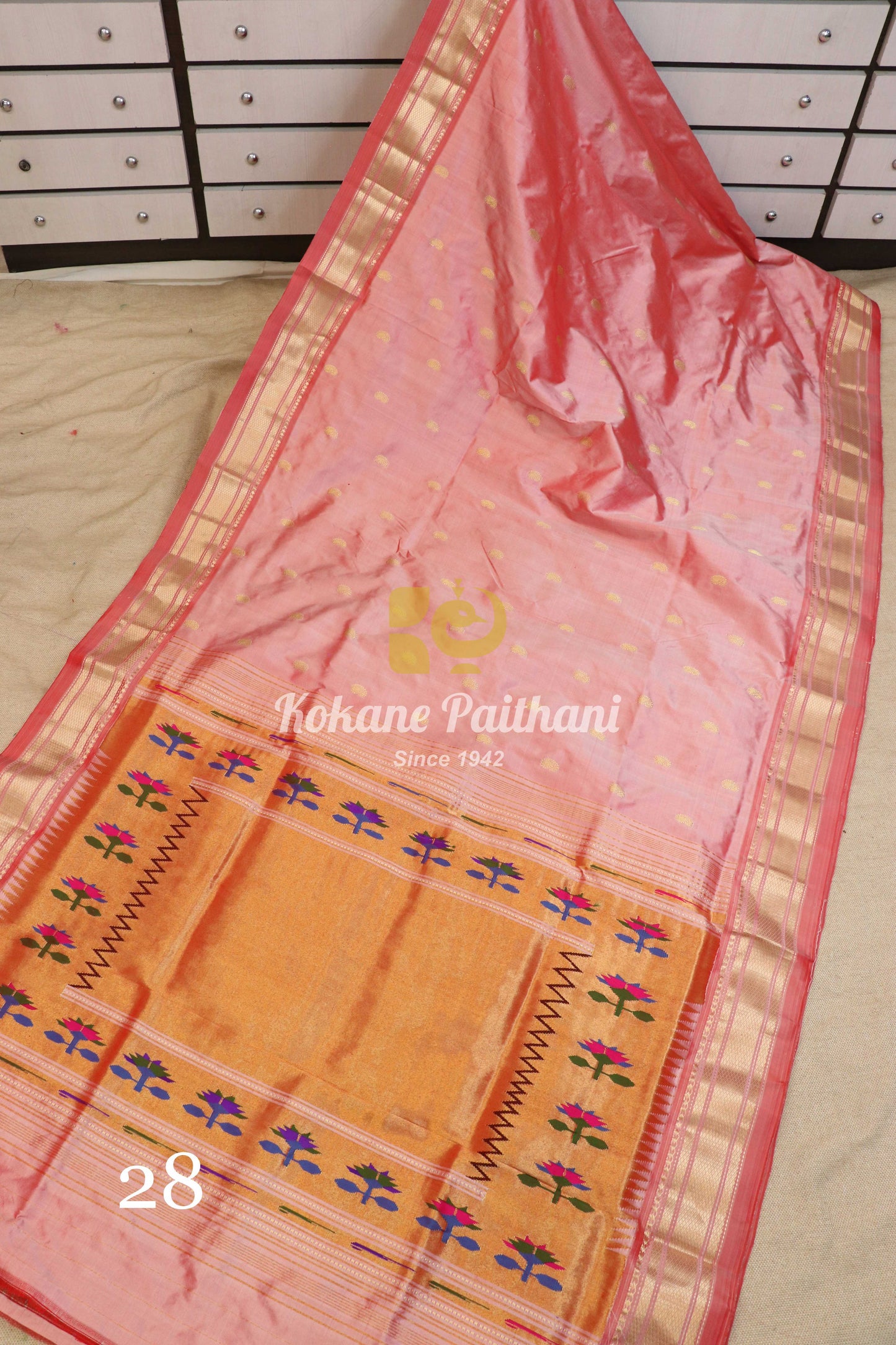 Fancy Pallu Silk Paithani Saree