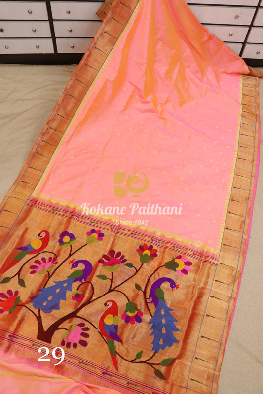 Muniya Brocade Paithani Saree