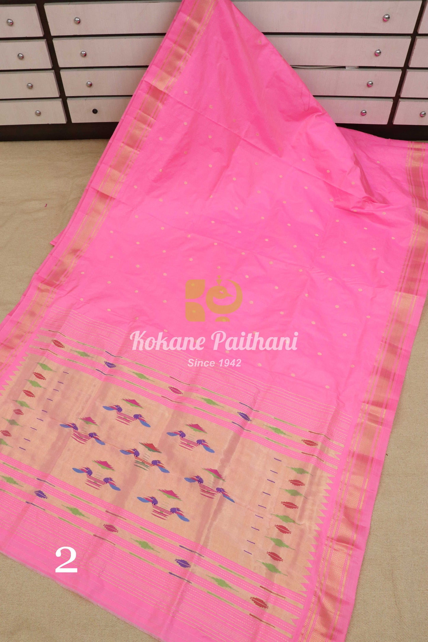 Traditional Pallu Silk Paithani Saree