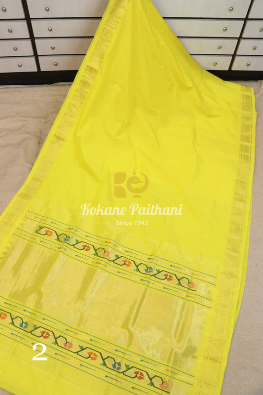 Premium Cotton Paithani Saree