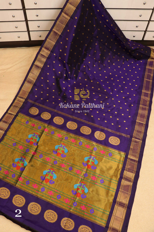 Kalanjali Silk Paithani Saree