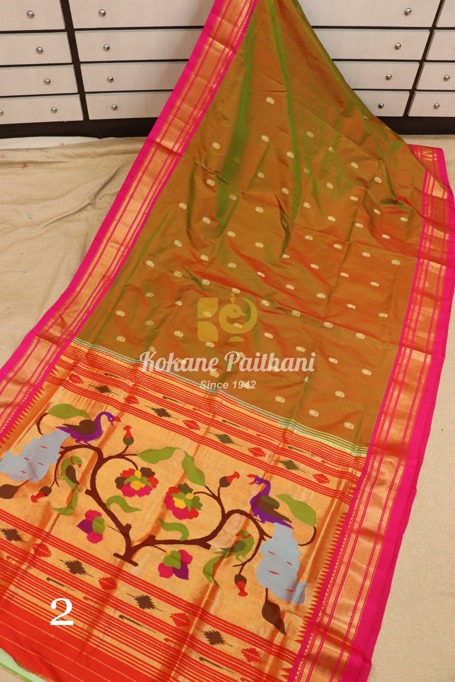 Fancy Pallu Silk Paithani Saree