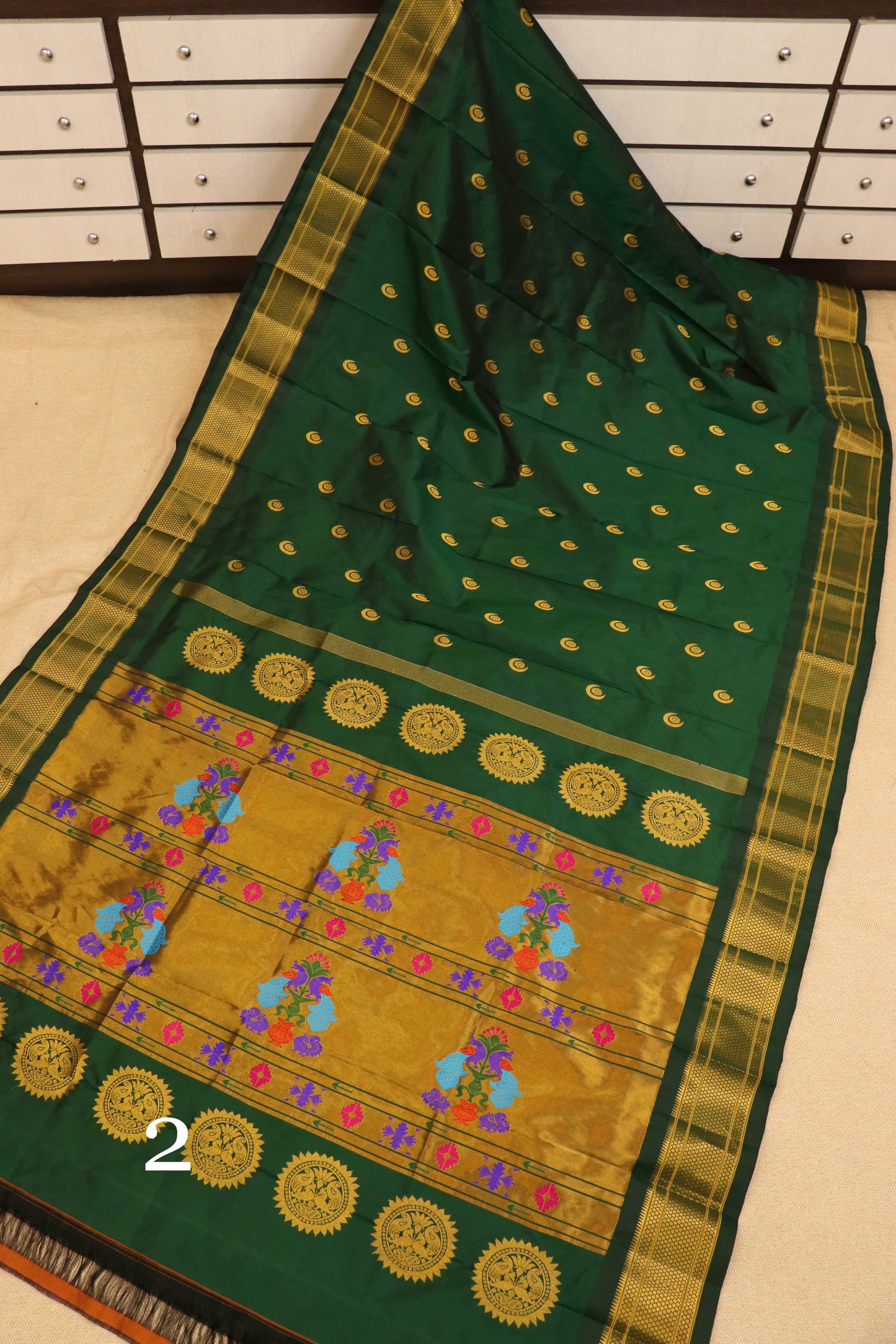 Chandrakala Maharani Paithani Saree