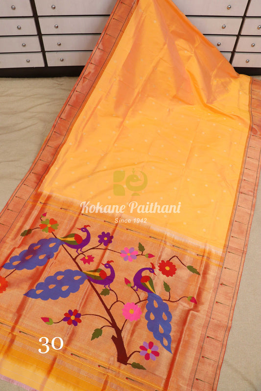 Muniya Brocade Paithani Saree