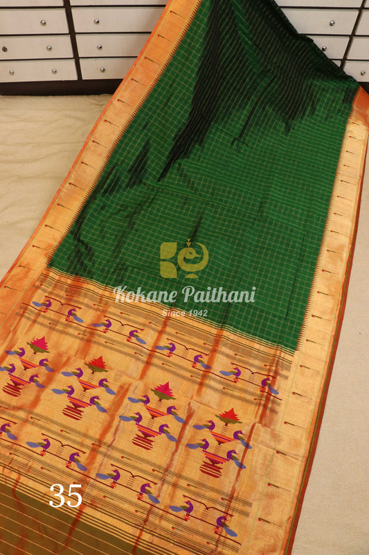 Muniya Brocade Paithani Saree