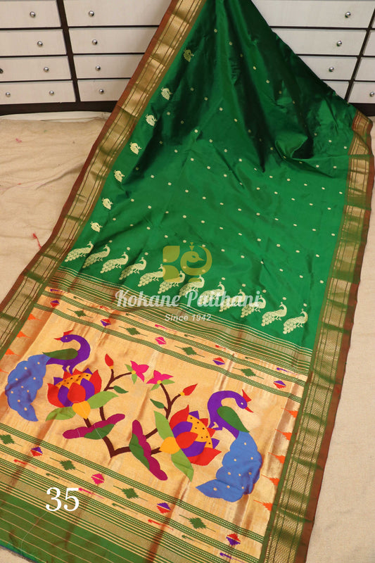 Fancy Pallu Silk Paithani Saree