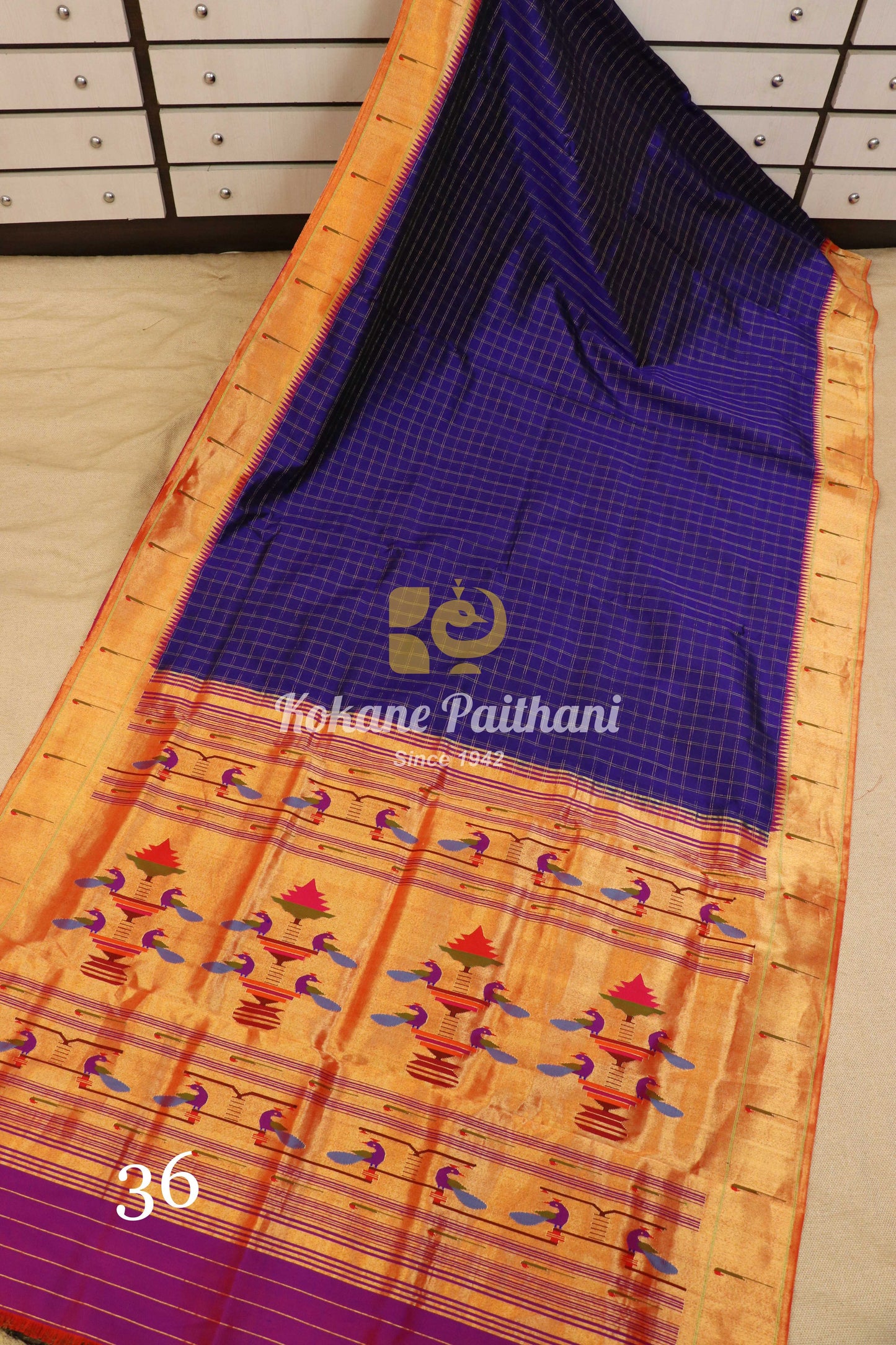 Muniya Brocade Paithani Saree