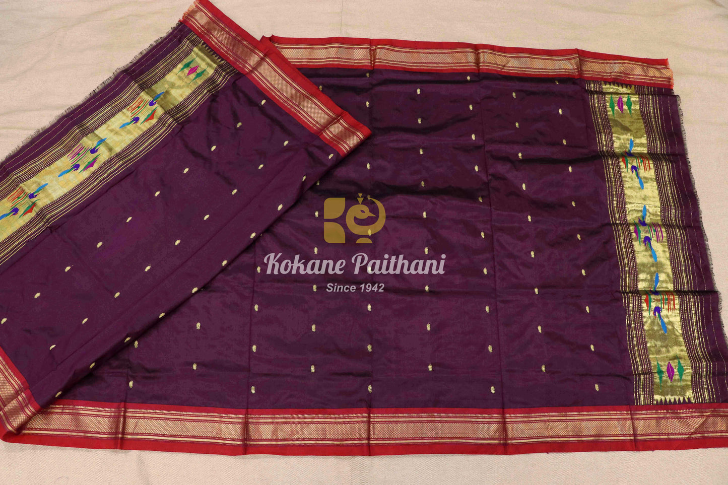 Pure Silk Paithani Dupatta