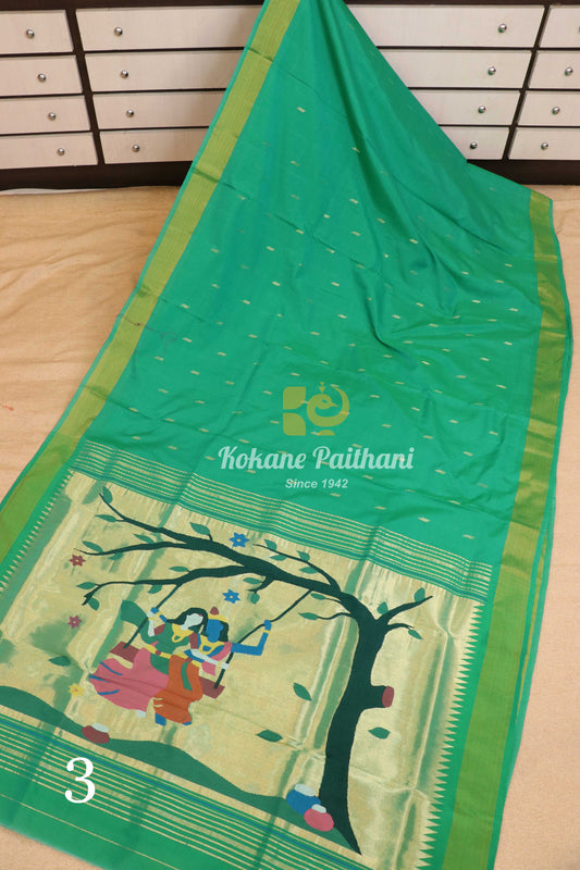 Premium Cotton Paithani Saree